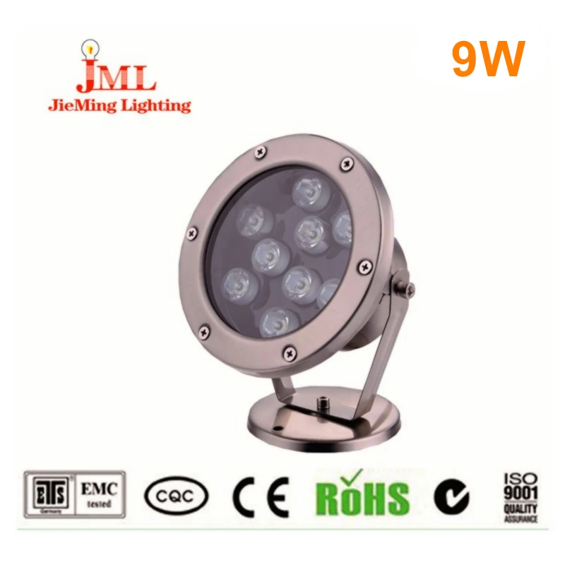Led underwater light DC12V 24V 9W 12W 18W outdoor light CREE chip swimming pool lamps warm cold white fountain pool light