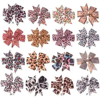 

240PCS Zebra Hair Flower Hairbows Boutique bows for hair Headwear Accessories Diy Hair Accessories No Clip Hair clip you Pick