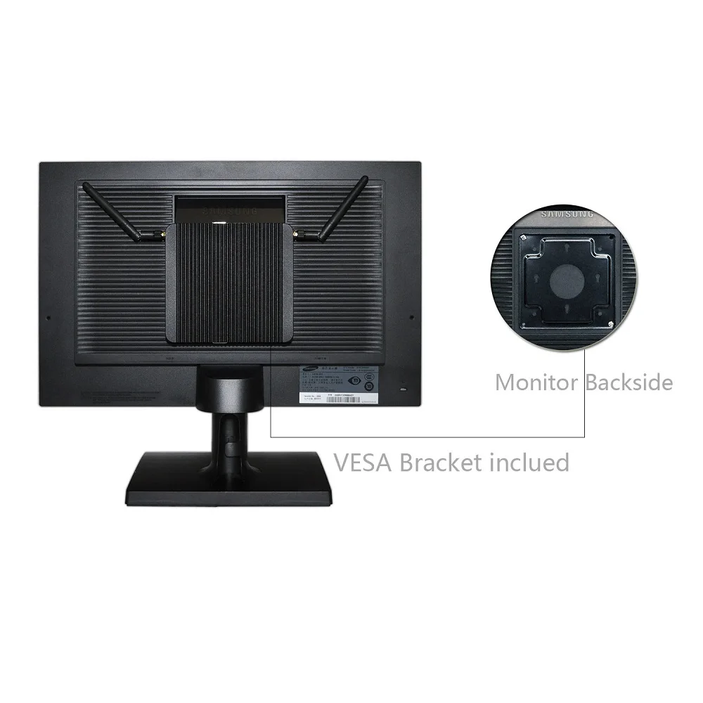  QOTOM Mini Desktop Computer Core i3 i5 Processor support LTE Module Fanless Mini PC Dual NIC
