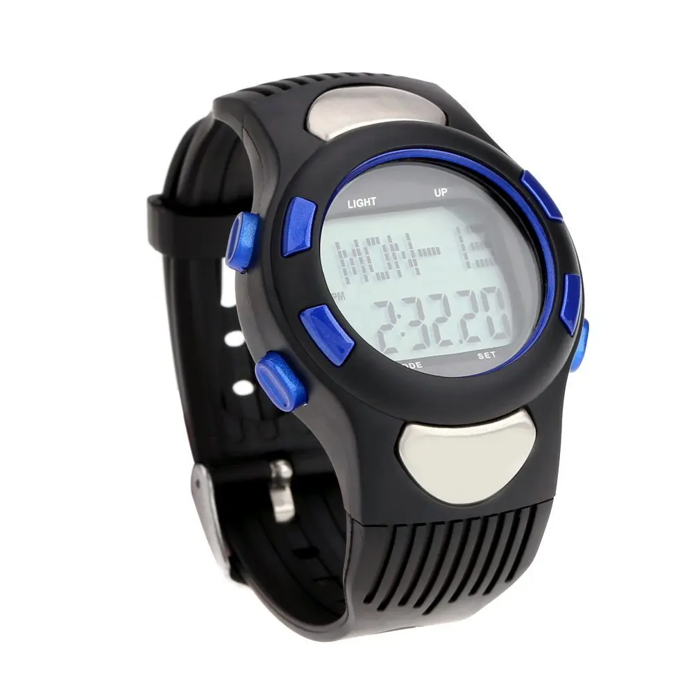 

YCYS-3 ATM Heart Rate Monitor Watches Waterproof Sport Pulse Fitness Exercise Watch Stopwatch Pedometer calorie Outdoor Cycling