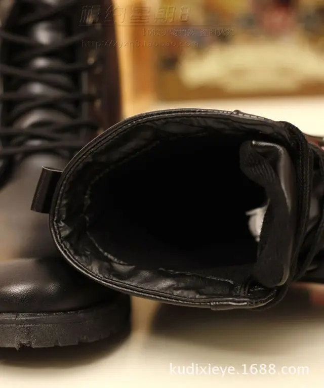 Новинка года; ботинки в европейском стиле; мужские ботинки с ремешком и пряжкой; ; Прямые хлопковые сапоги; 141105