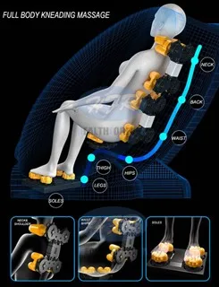 HFR-F01-1 Электропитание цена используется 3d ног шиацу дешевый торговый Электрический массажное кресло для всего тела 4d массажное кресло с нулевой гравитацией