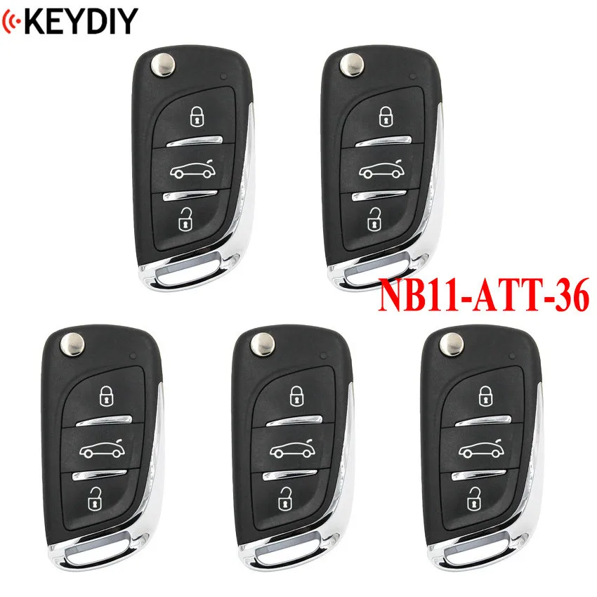 Универсальный дистанционный ключ KEYDIY 5 шт./лот для KD900 + Φ 200 программный NB Series KD