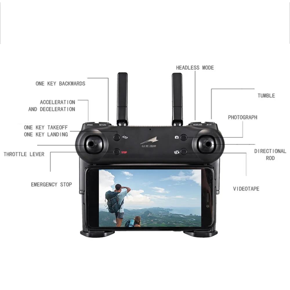 X52 RC Quadcopter Drone камера FPV WiFi Пульт дистанционного управления видео Вертолет VS SYMA
