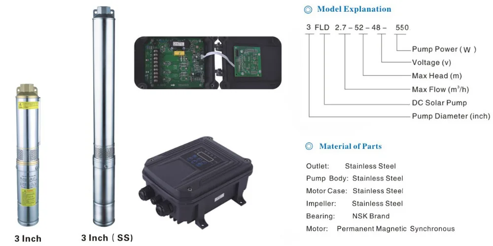 Product Description solar water pump