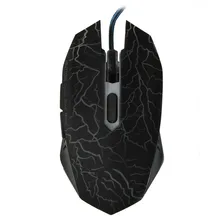 Rainbow LED Backlight USB Wire Optical Gaming Mouse 800-2400DPI 6 Buttons Game Mouse Mice For PC Laptop For Game