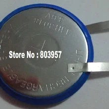 100 шт./лот 3,6 В литий-ионный клетки кнопки 3048 с вкладками