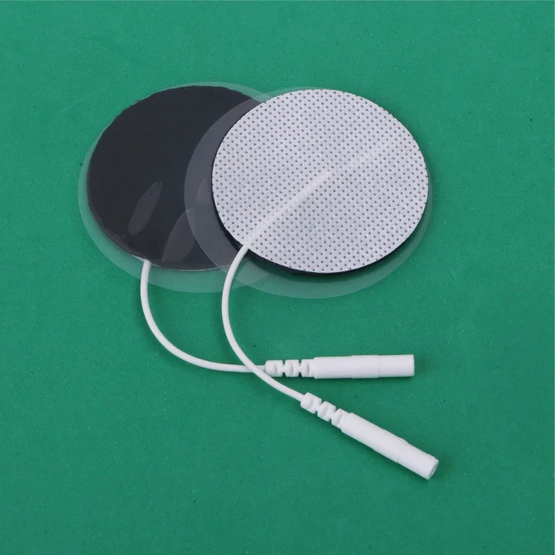 20pcs/lot Tens EMS Acupuncture Slimming massager Digital Therapy Machine Massager Round 30mm Electrode Pads 3cm Non-woven