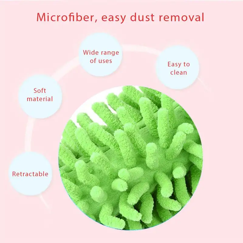 Мягкая тряпка из микрофибры Кисть пыль Cleaner не может потерять волос статическое