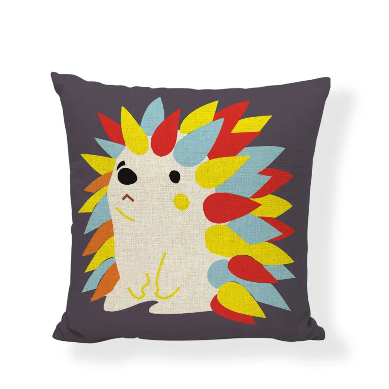 Cushion Covers Love Hedgehog Cartoon Print Cotton Linen Wedding Decor Car Seats Kids Birthday Camping Square Throw Pillow Cases Cushion Covers Love Hedgehog Cartoon Print Cotton Linen Wedding Decor Car Seats Kids Birthday Camping Square Throw Pillow Cases