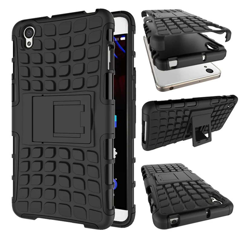 TPU Silicone Back Cover Case for Oneplus X Hybrid stand case For Rugged Armor Sport |