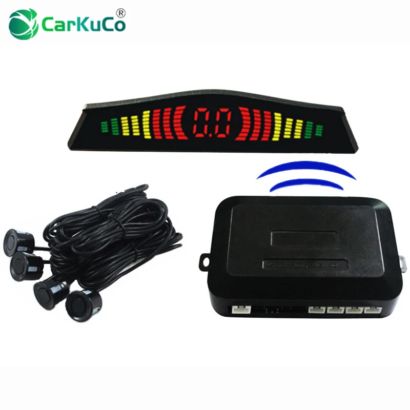 Auto Parktronic System LED Display Wireless Parking Sensor Car Parking