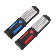 Удобный 41 светодиодный перезаряжаемый красный синий фонарь USB светодиодный светильник-вспышка рабочий светильник для аварийного ремонта на дороге