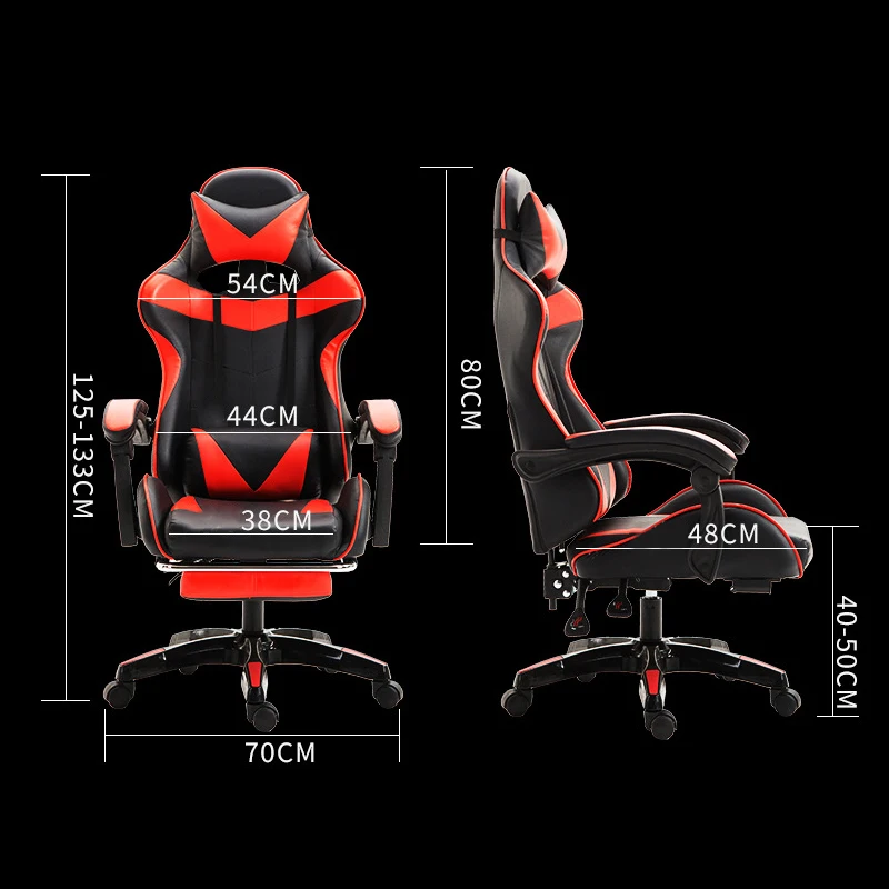 Gaming Chair Adjustable Foldable Ergonomic Design Computer Chairs Office Furniture Durable Lift Swivel Comfortable Office Chair image 3
