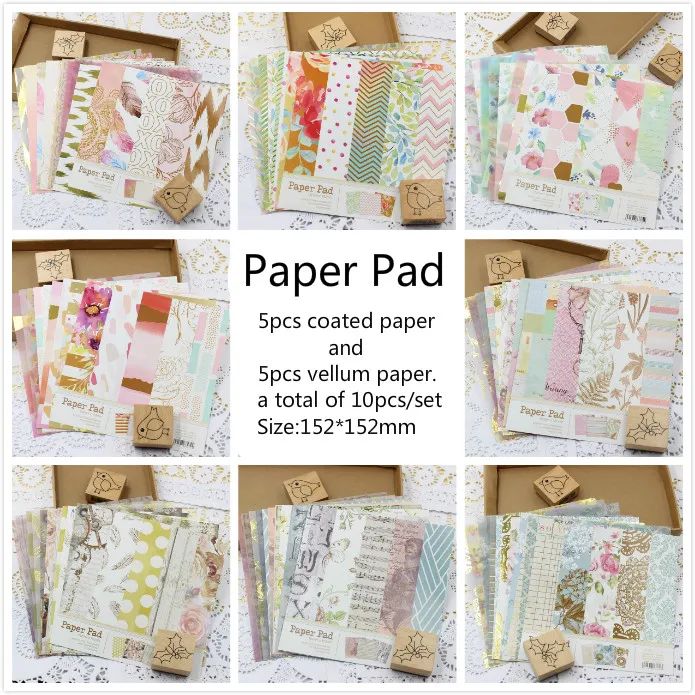 

KSCRAFT 6inch Beautiful Flower Patterned Paper Pack for Scrapbooking DIY Projects/Photo Album/Card Making Crafts