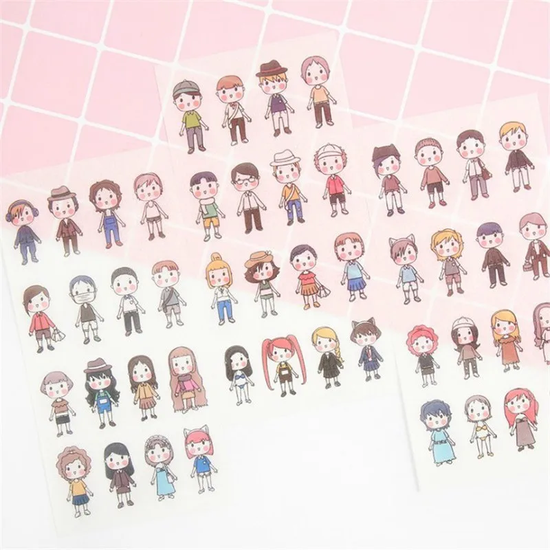 

6 PCS/lot Creative Hand Aoount Sticker Set Kawaii Diary Photo Decoration Cute Scrapbooking Stickers Gift Art Supplies 06504