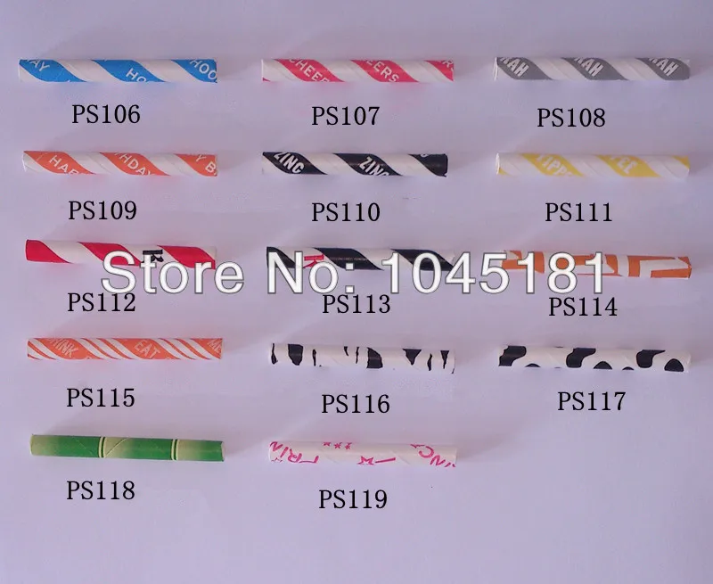 paper straw color 5