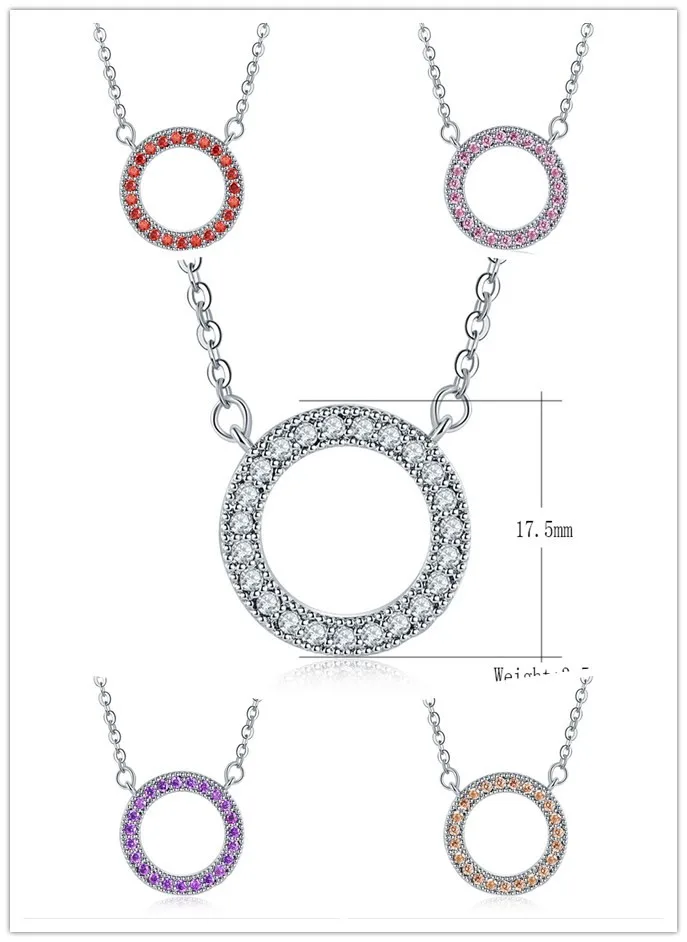 2019 new original round crystals from swarovski name necklaces fine swarovski christmas 2019