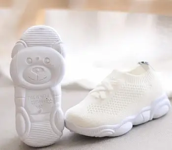 

Newest Kids Sneakers Running Children Shoes Boys Sport Shoes Girls Breathable Knit Socks Sneakers Outdoor Soft Casual Shoes