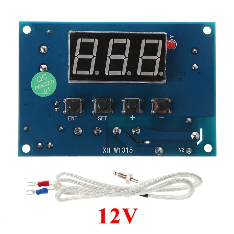 

Module AC 220V/DC 12/24V -99~999 Digital Temperature Controller Thermostat K Type Thermocouple Temperature Control Instrument