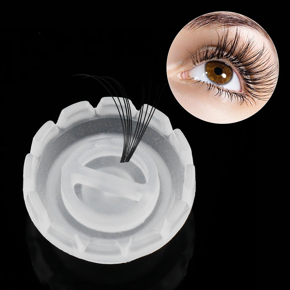 50pcs/bag Individual Eyelash Glue Holder Grafting Eyelashes Quick