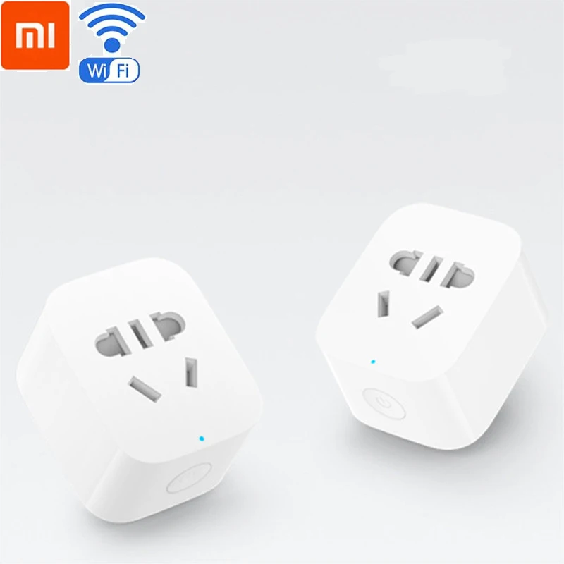 Смарт-розетка Xiaomi mi jia zigbee Беспроводная розетка с таймером Wi-Fi работает