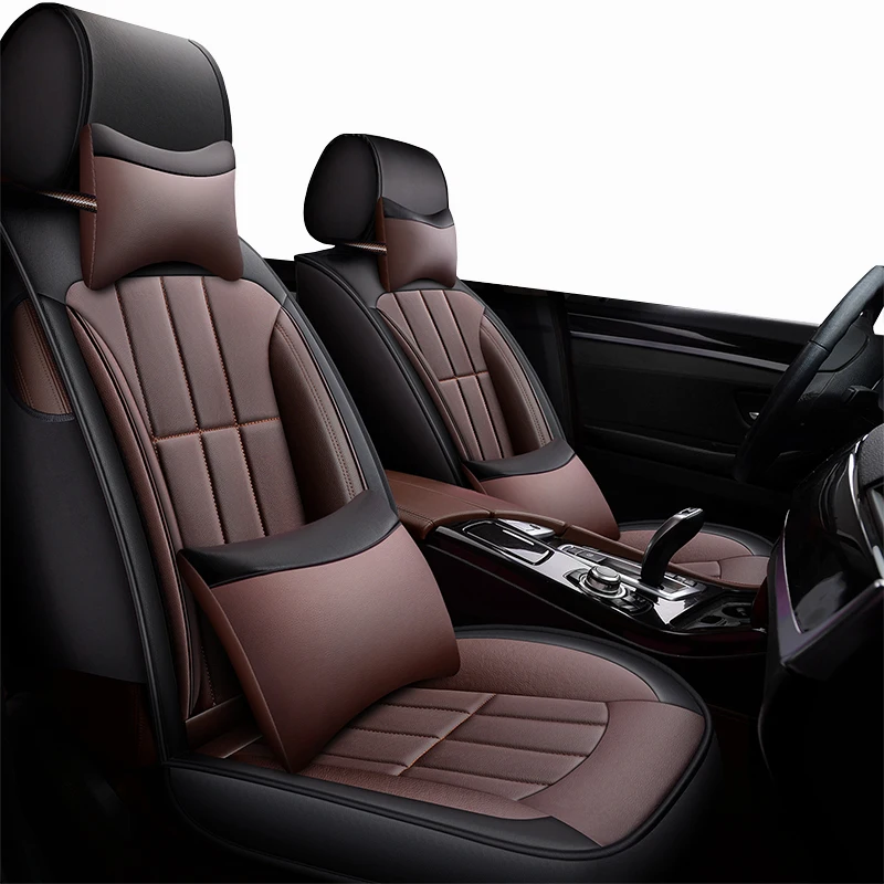 New Cartoon Leather Universal car seat cover For Kia soul cerato