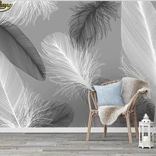 Beibehang пользовательские обои 3d Фреска современный скандинавский перо задний план обои домашний декор papel де parede 3d обои