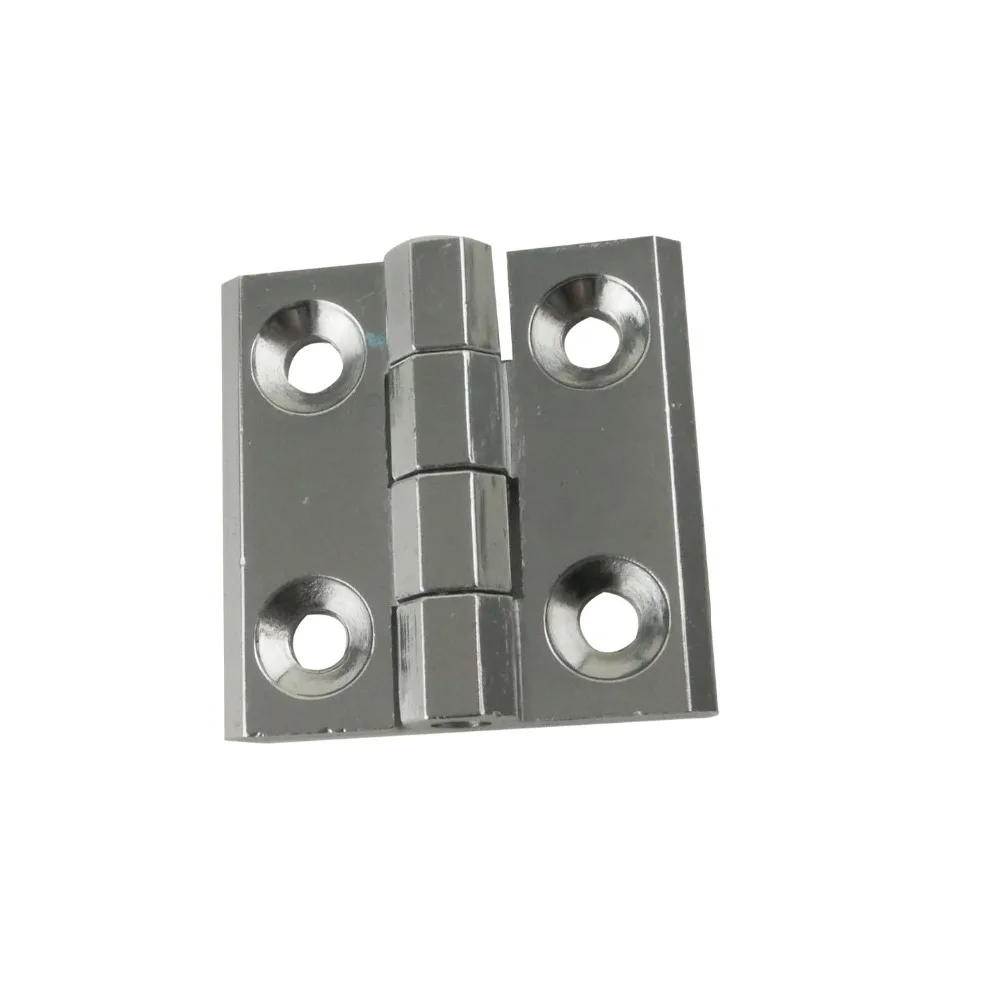 2pcs Furniture Fixtures Door Butt Hinge Zinc Alloy Furniture Hinges for Kitchen Cabinets Door 50x50mm Heavy Duty Corner Hinges