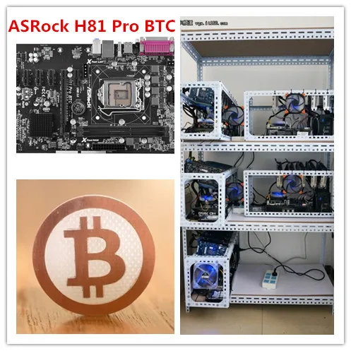 100% новая оригинальная материнская плата для ASRock H81 Pro BTC LGA 1150 DDR3 16GB для 22nm USB3.0 H81 настольная материнская плата бесплатная доставка