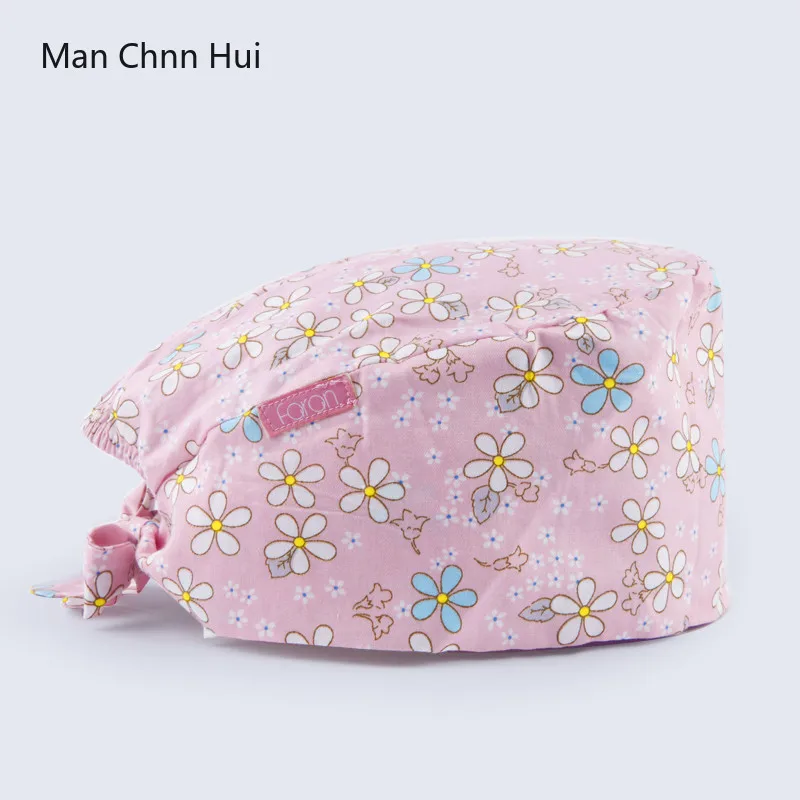 

medical cap Surgical scrub caps for women doctor nurse dentist hat pet doctor hat 100% cotton