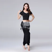 Lady Women Dance Skirt With Bellydance Adult Dance Wear Sequin Costume Tassel Wrap Skirt Club Mini Skirt England Style JUN13