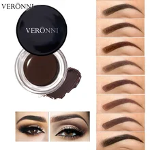 Профессиональный женский макияж бровей Гель коричневый Водонепроницаемый бровей хна пигмент корректор для бровей Крем для макияжа 8 цветов