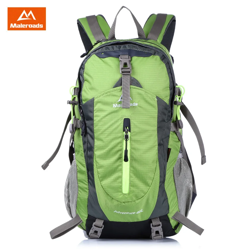 Maleroads 40L Unisex Hiking Backpack Travel Camping Climbing Waterproof