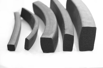 

10M 2 3 5 10mm abrasion resistance EPDM rubber foaming sealing strip EPDM foaming square strip