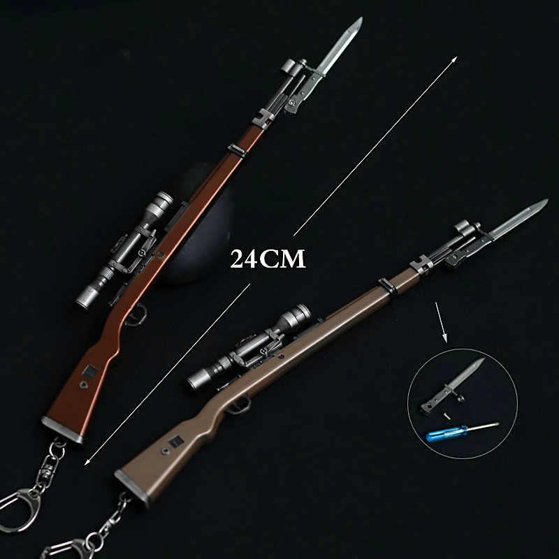 PUBG CS GO оружие Модель AK47 пистолет 98K снайперская винтовка ключ для мужчин Подарки