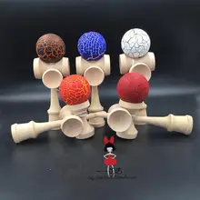100 шт. Fedex IE IP Kendama Бал строки Профессиональный 5cup трещины шар Kendama для активного отдыха и развлечений