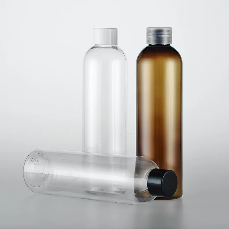 1pcs 250ml round shoulder long Sub-bottle Ordinary cap bottle (with inner plug) lotion bottle High capacity wholesale BQ093