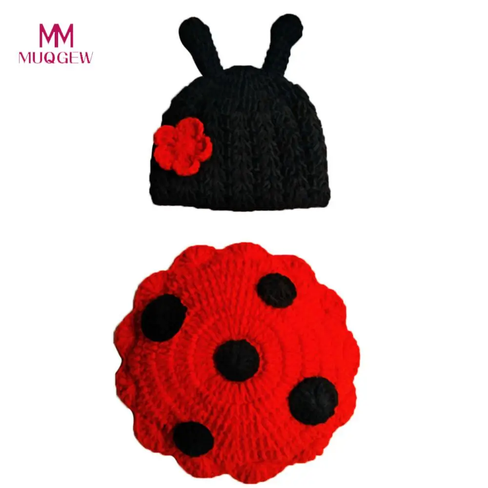 

Wool Newborn Baby Cute Insects Knit Crochet Clothes Costume Photo Photography Props New Kids Clothes Set for 0-6 months