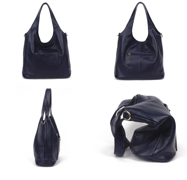 Модные женские сумки-мессенджеры на плечо, Большая вместительная сумка из натуральной кожи, роскошные сумки-Хобо, дизайнерские сумки через плечо для женщин