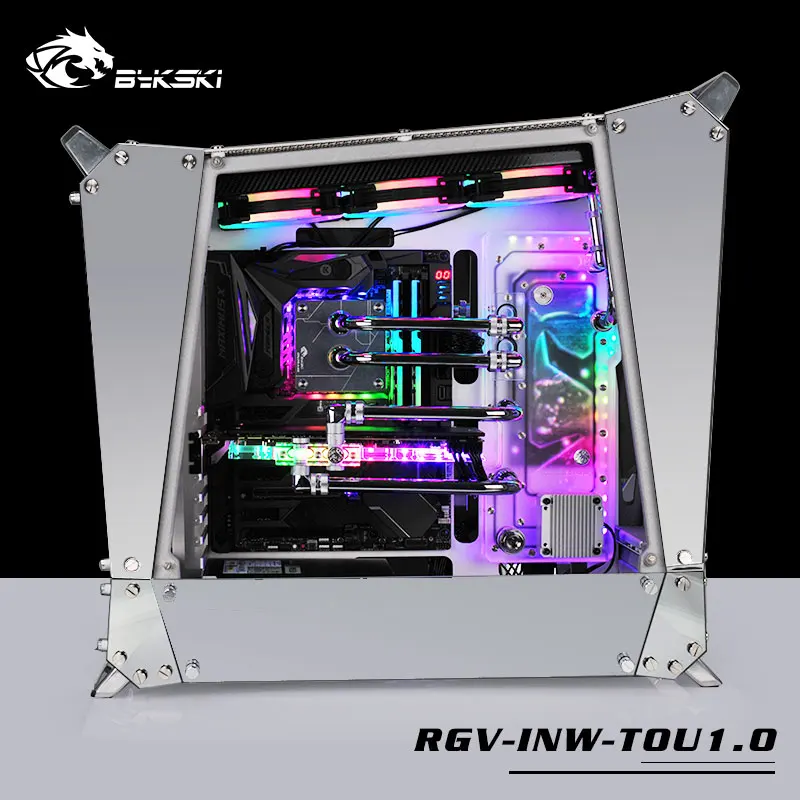 BYKSKI Acrylic Board Water Channel Solution kit use for IN WIN TOU1.0 case / Kit for CPU and GPU Block / Instead reservoir BYKSKI Acrylic Board Water Channel Solution kit use for IN WIN TOU1.0 case / Kit for CPU and GPU Block / Instead reservoir