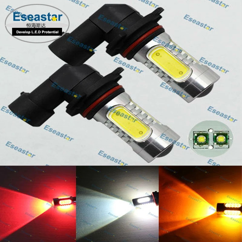 2 шт./лот eseastar 9005 светодиодная противотуманная фара H8 H9 H11 16 Вт светодиодный