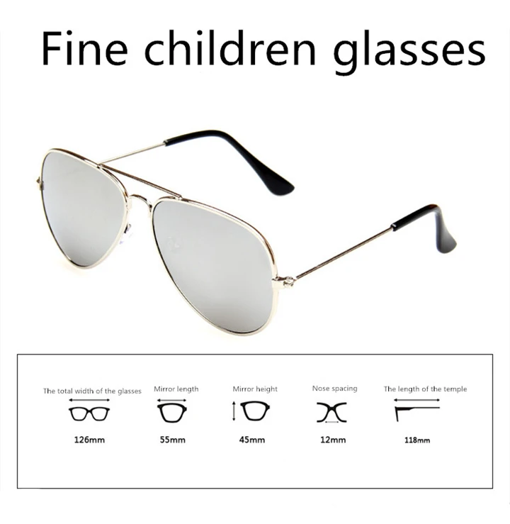 ASUOP2017 new men and women children sunglasses boys and girls pilots glasses high-end brand shade sunglasses safety goggles (11)