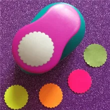 "(2.5 см) волны Круг пены eva Пробойники бумаги удар открытка ручной работы DIY Записки пробойник машины