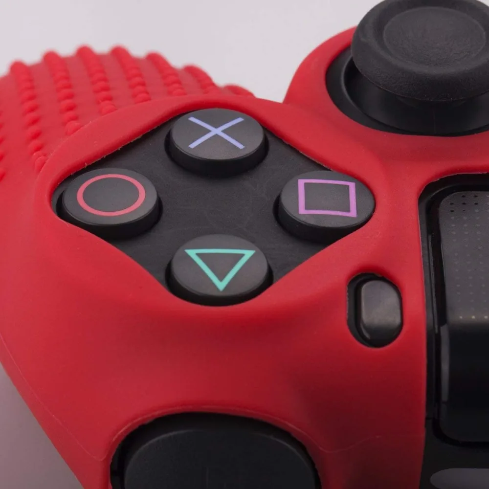Чехол для Dualshock 4 силиконовый резиновый чехол в горошек Sony PS4 Slim/Pro контроллера