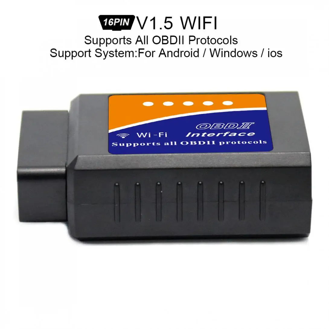 

ELM327 V1.5 Super Mini WiFi Scanner Wireless Interface Auto V03HW-1 Interface Code Readers Diagnostic Tool OBDII Protocols