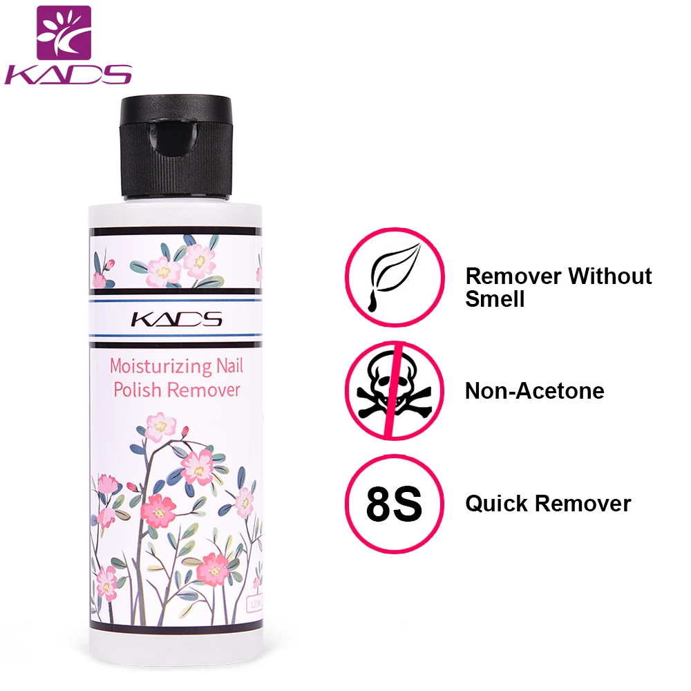 KADS 120ML Nail Polish Remover without smell and Non Acetone remover