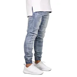 Мода стрейч для мужчин джинсы для женщин джинсовые штаны повседневное хип хоп джоггеры мужчин 331