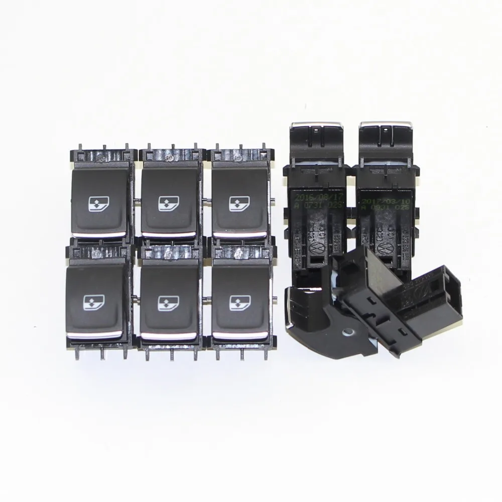 9 шт. VW Golf GTI R VII MK7 легковой боковой переключатель 5G0 959 855 F 5G0959855F 5G0 959 855F 5GG959855A 5GG 959 855A