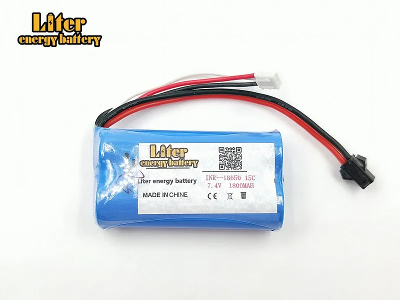 10 шт./партия 7,4 V 1800mAh 18650 литиевая батарея You di U12A Syma S033g 6088T 15c